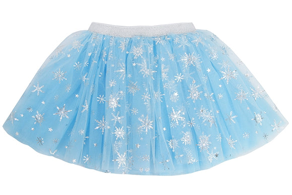 Blue Silver Sparkle Snowflake Tutu by Sparkle Sisters